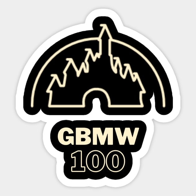 GBMW 100 Magic Kingdom Sticker by GB Mickey Waffle